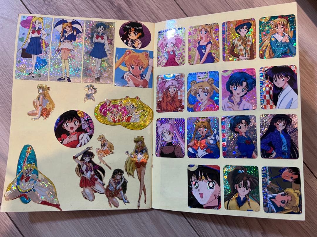 セーラームーン ホログラムシール コレクション30年前のアーカイブ品