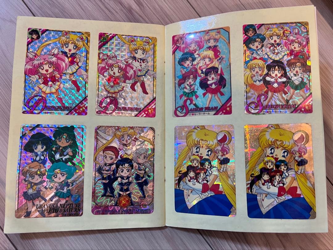 セーラームーン ホログラムシール コレクション30年前のアーカイブ品