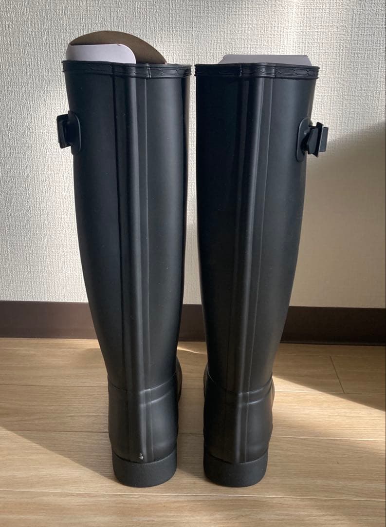 【新品・未使用】レディース　ハンターオリジナルリファインドトールブーツ　ブラック