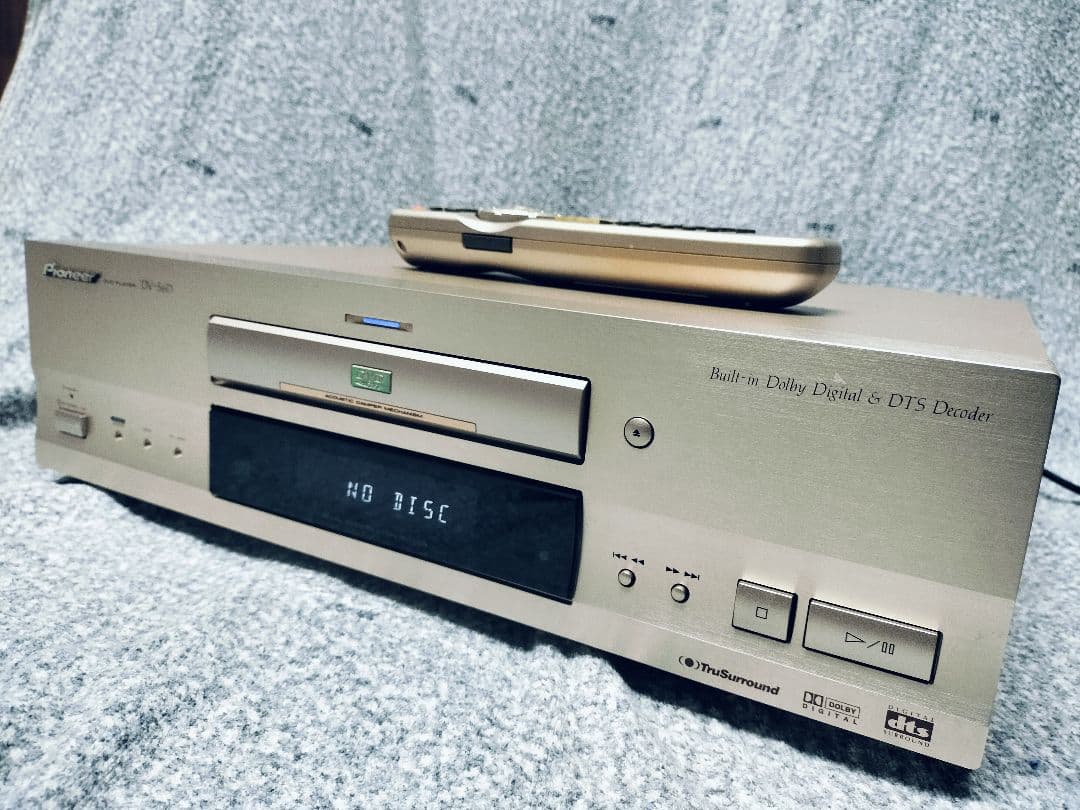 パイオニア DV-S6D DVDプレイヤー リモコン付