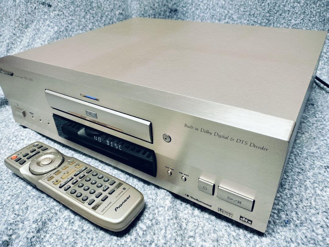 パイオニア DV-S6D DVDプレイヤー リモコン付