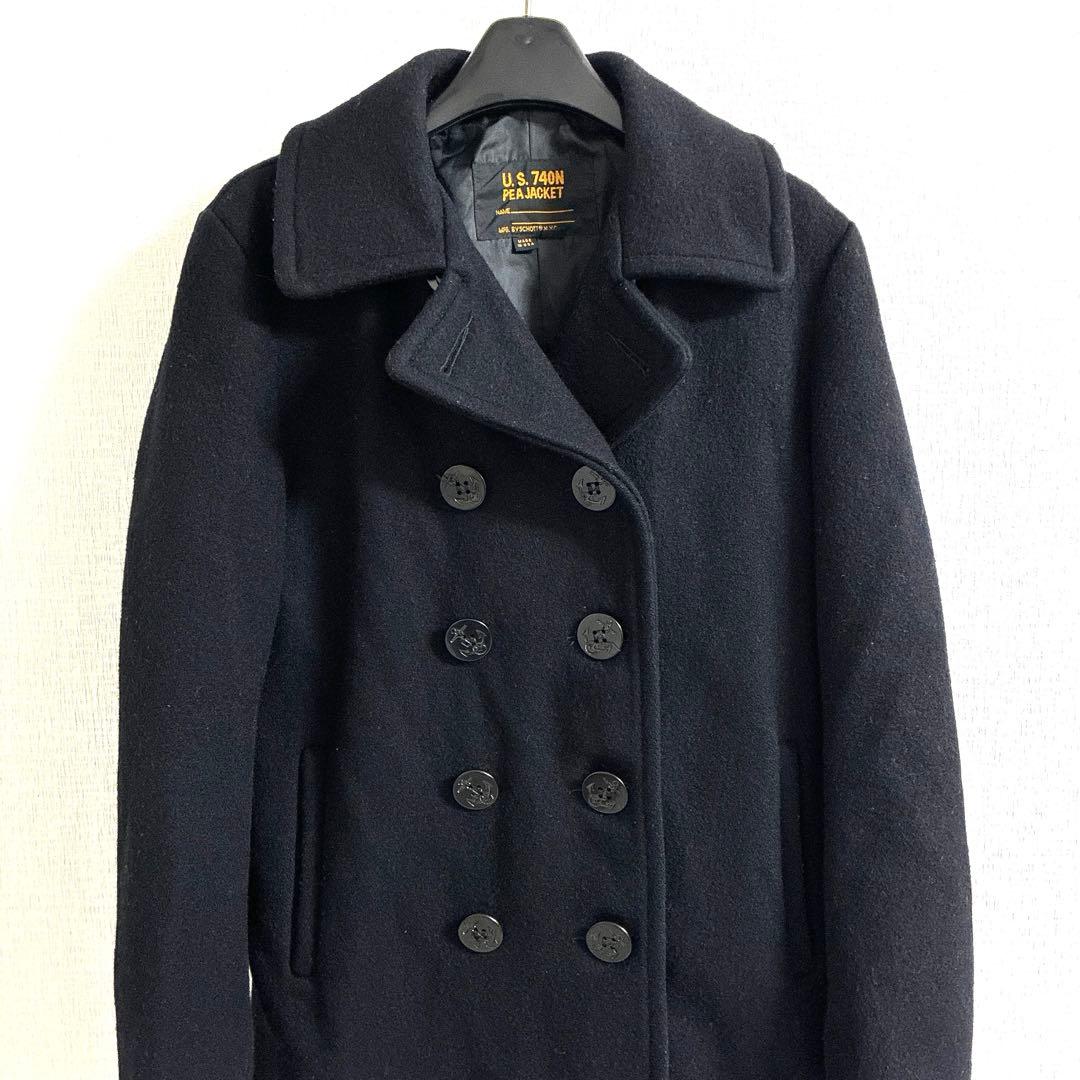 Schott 生産終了モデル 753UST 日本別注 希少　ピーコート 740N