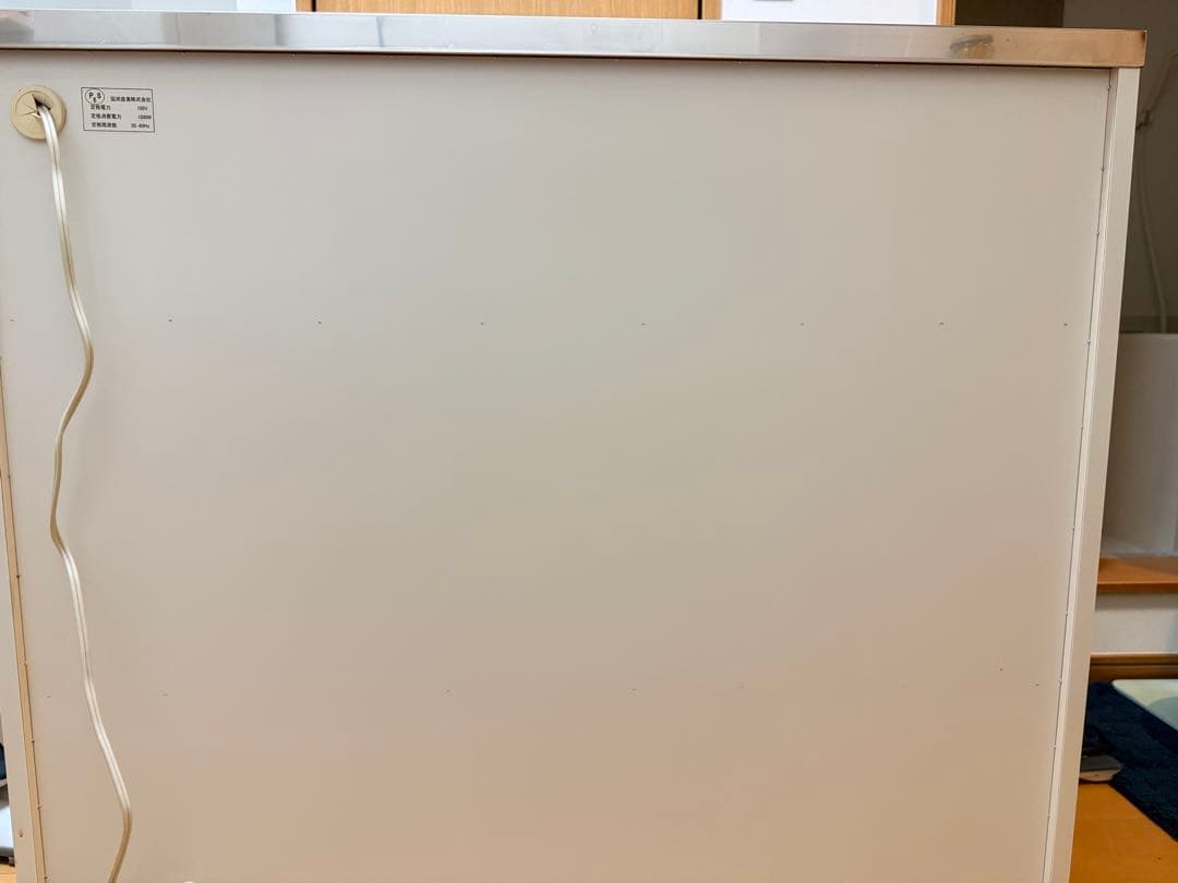 CooLith ステンレス天板 キッチンカウンター 幅90cm キャスター付