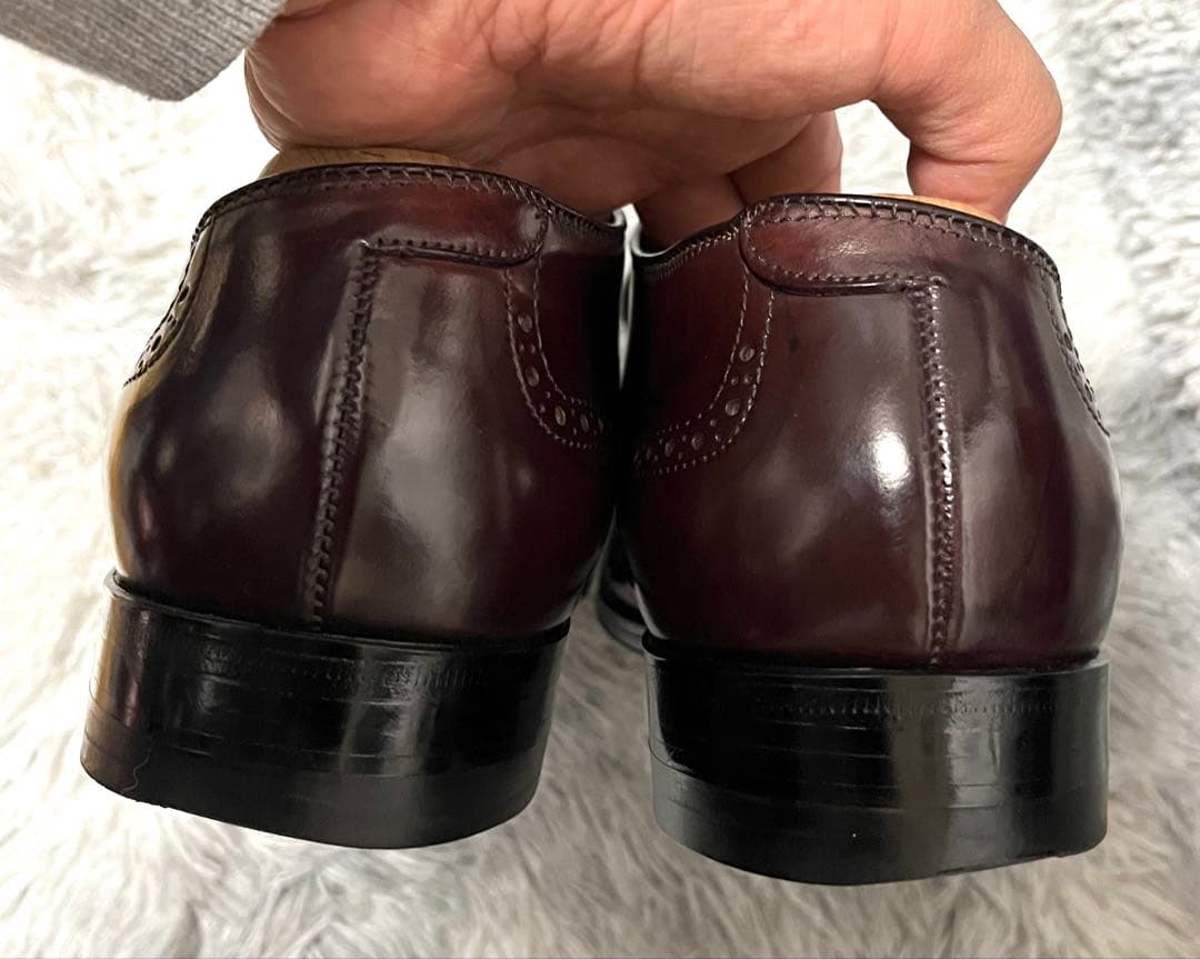 オールデン Alden コードバン、バーガンディ、モディファイドラスト、7.0D