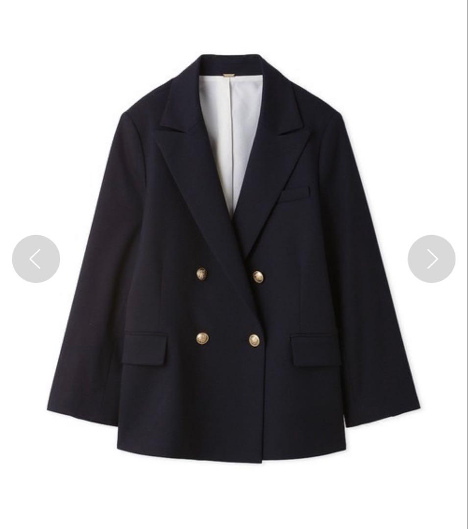 Mila Owen ミラオーウェン 金釦ダブルブレザーコンパクトジャケット