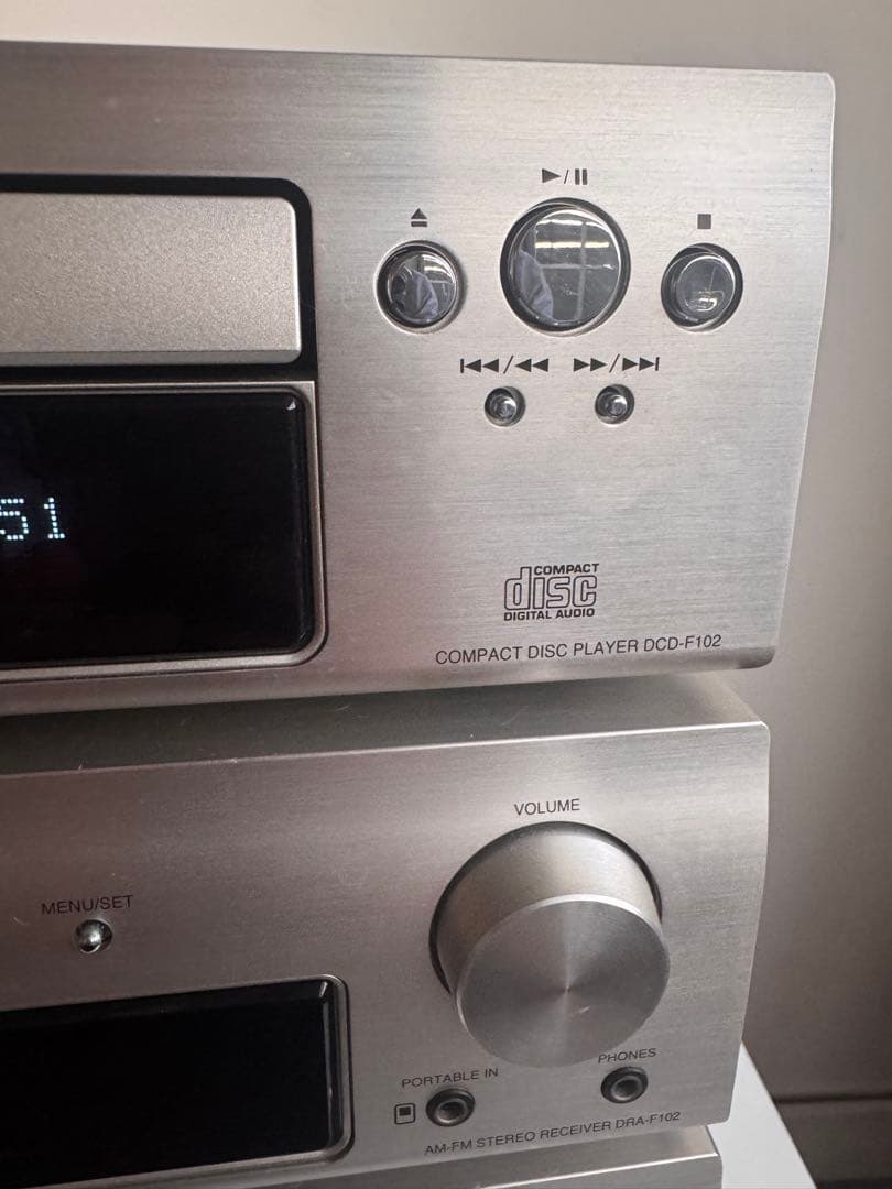 DENON CDプレーヤー デノン コンポ MD ミニコンポ チューナー