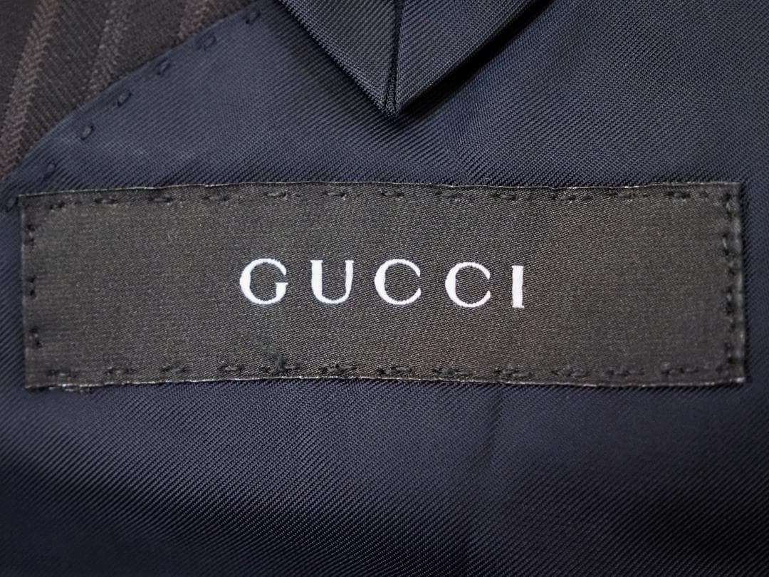 ヴィンテージ07AWアーカイブ GUCCI グッチ ストライプジャケット46