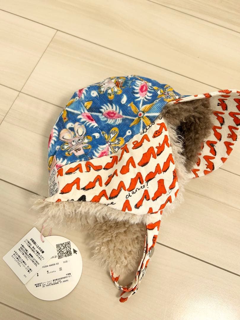 新品ツモリチサト イヤーフラップファーキャップ帽子2025AW 今期今季新作