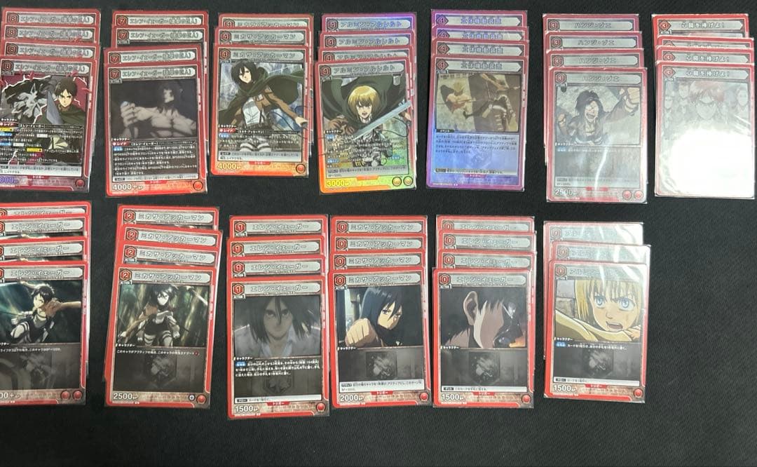 t*2様 ユニオンアリーナ 赤進撃 8エレン デッキ