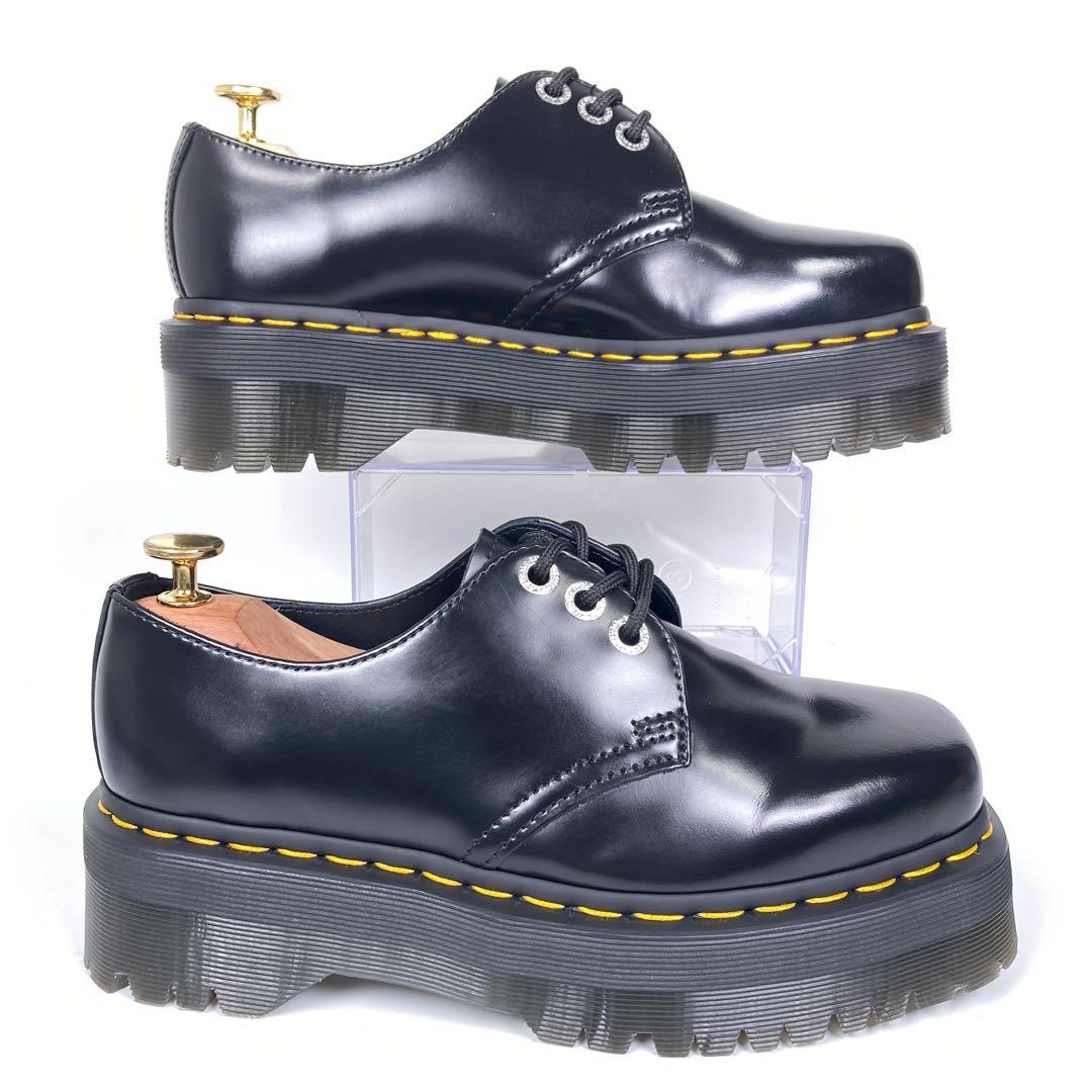 ドクターマーチン　1461 QUAD SQUARED　超厚底スクエアトゥ3ホール