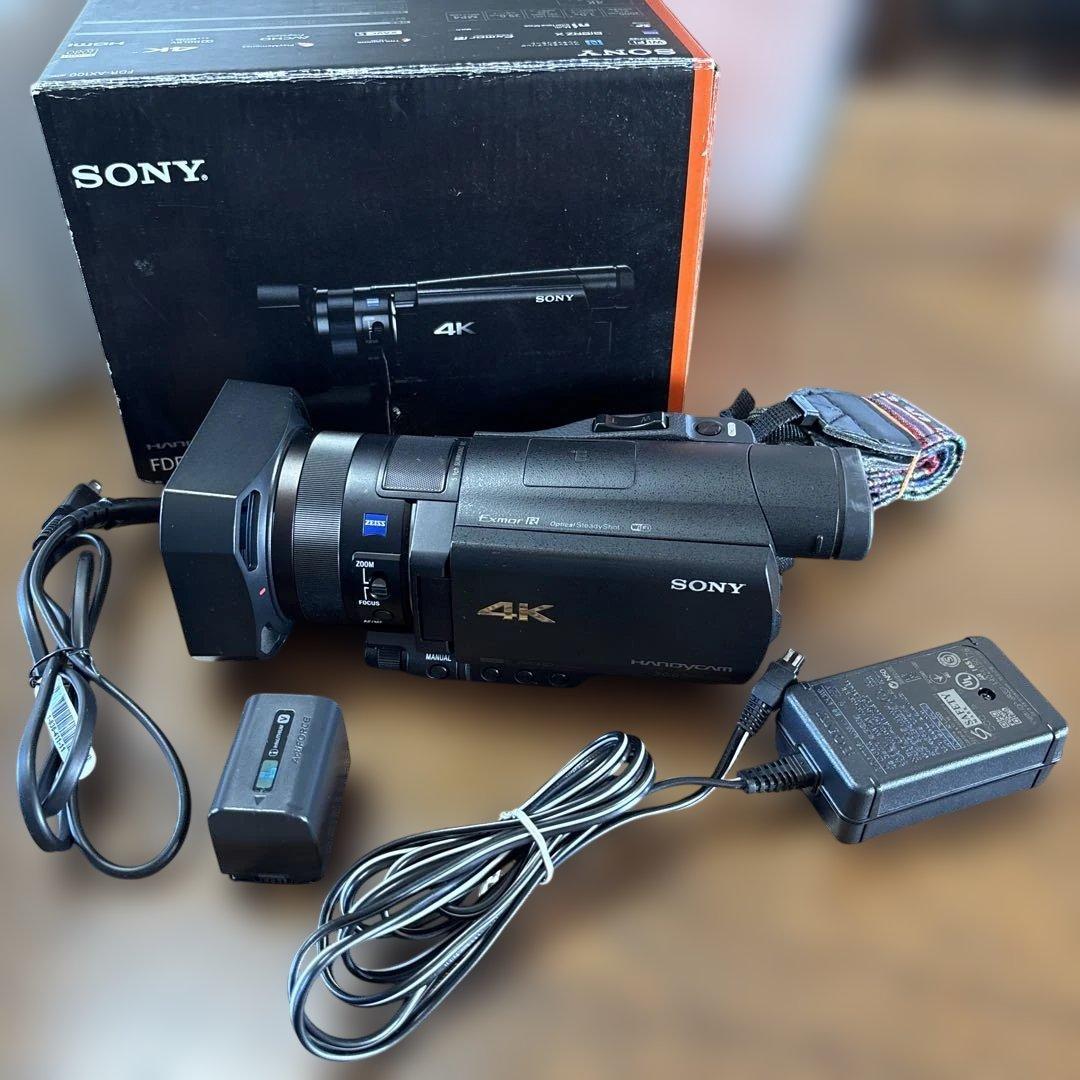 SONY 4K Handycam 本体 FDR-AX100