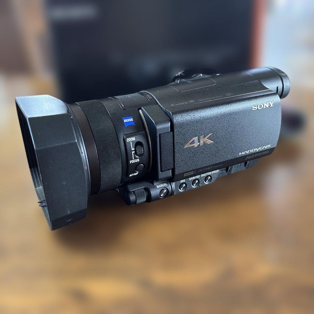 SONY 4K Handycam 本体 FDR-AX100