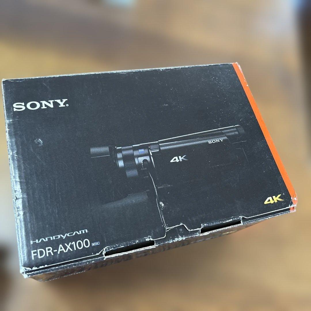 SONY 4K Handycam 本体 FDR-AX100