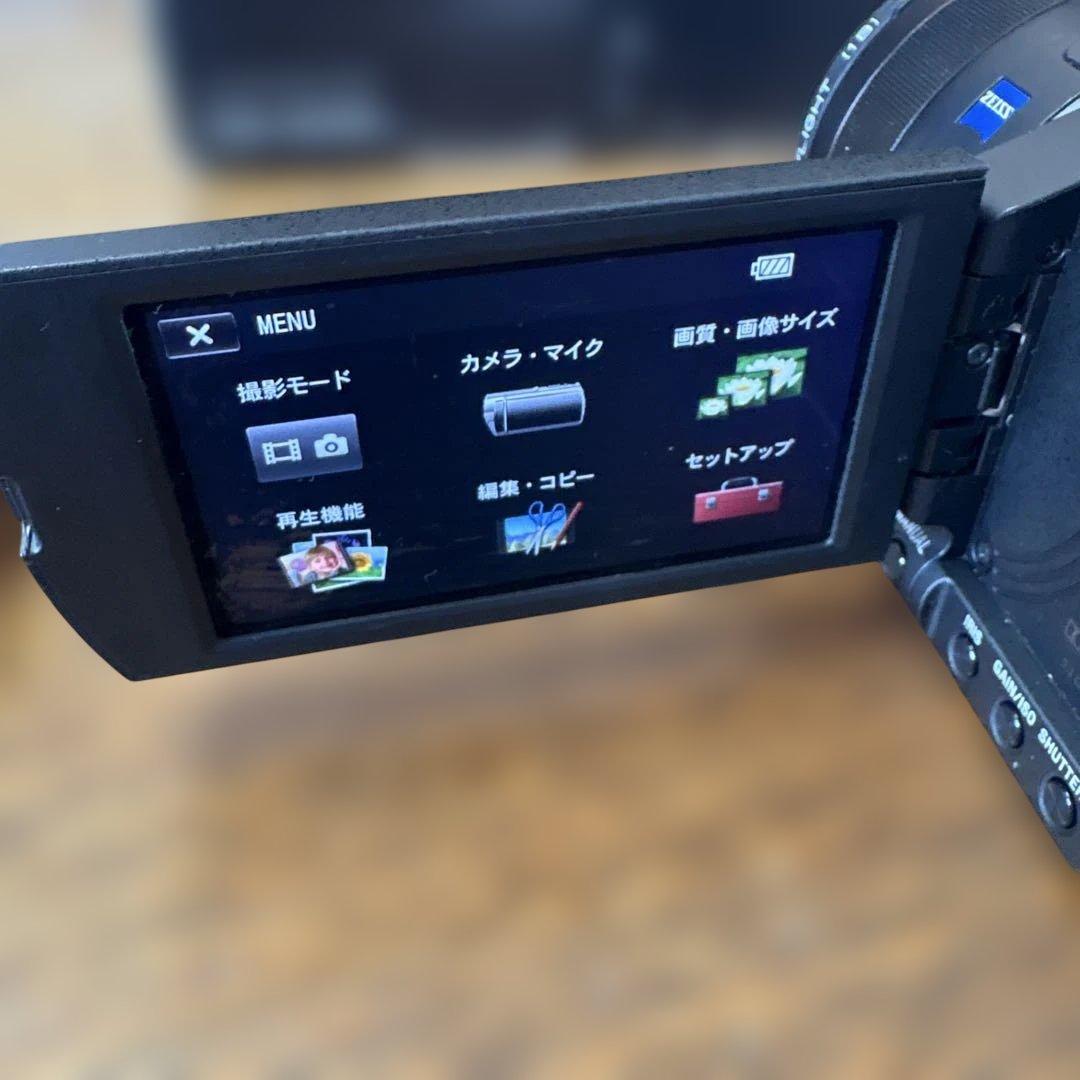 SONY 4K Handycam 本体 FDR-AX100