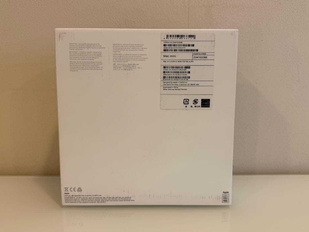 Apple Macmini 2018 maxOS Monterey アップル