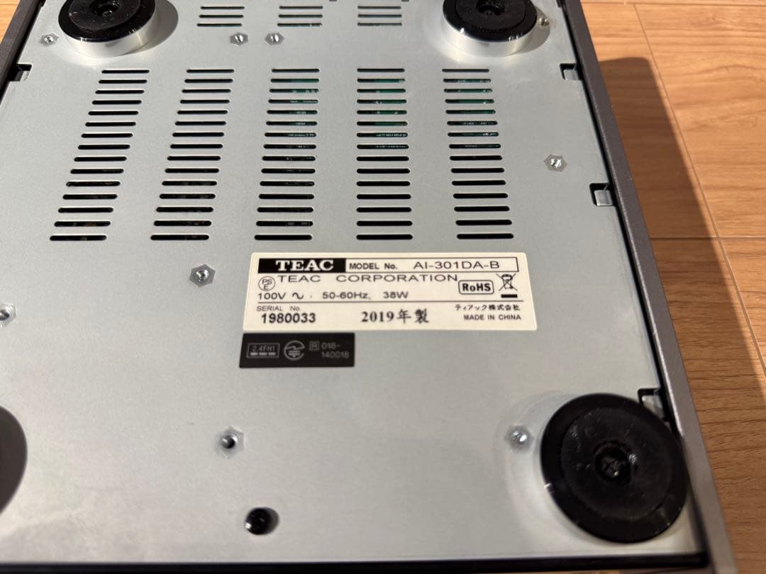 p*3様 TEAC A-301DA-B プリメインアンプ