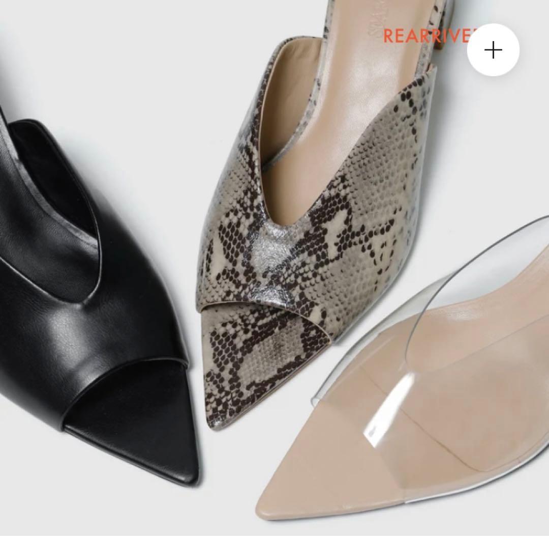 シールームリン　カーブラインサンダル ブラック　S