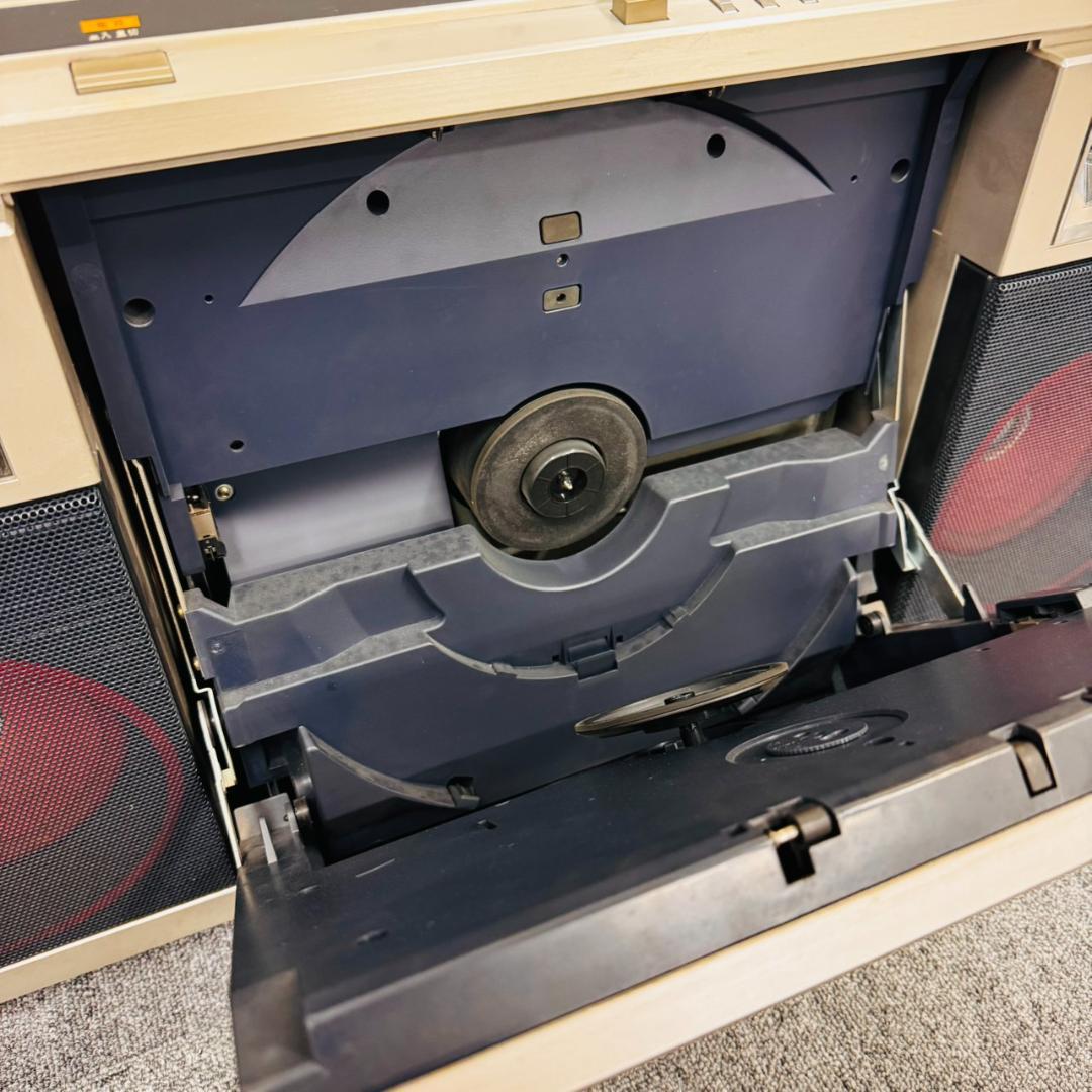 通電確認 SHARP シャープ VZ-V2 ラジカセ レコード