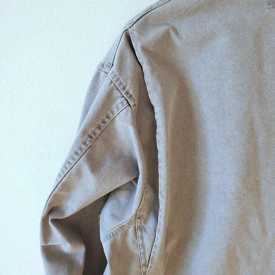 L.L.Bean ブルーベージュ コーデュロイ襟 カバーオール