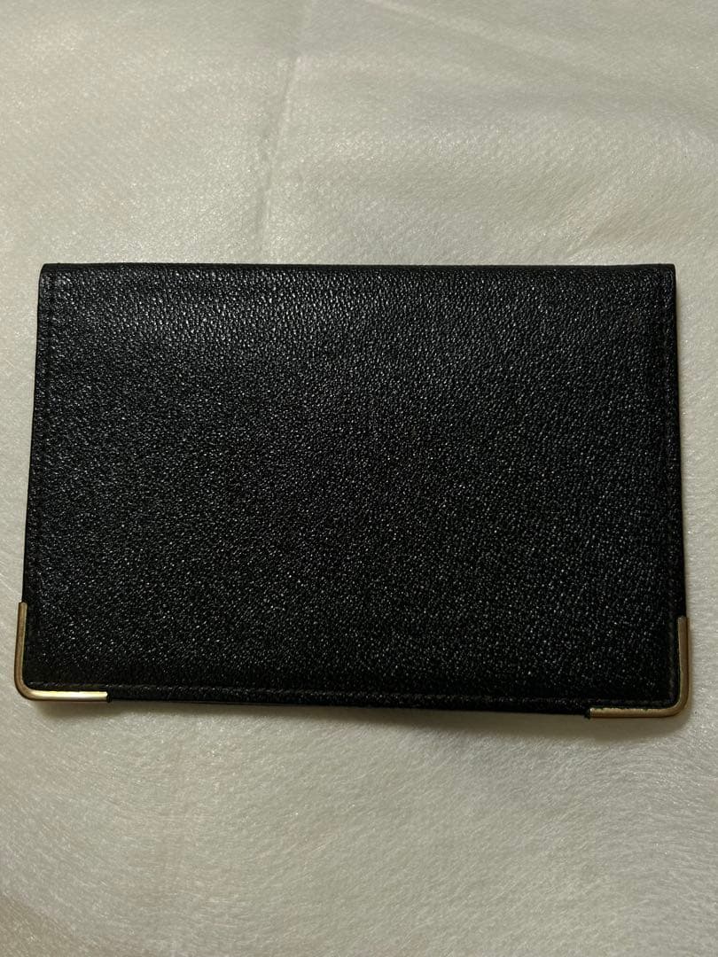 Smythson 黒 レザー 名刺入れ