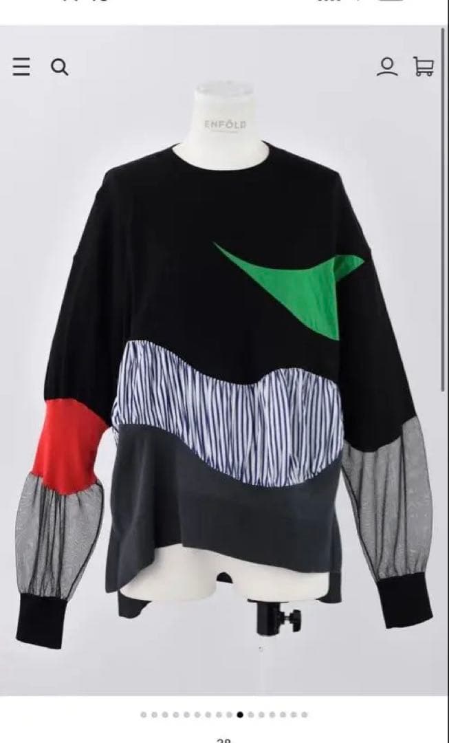 専用です！ 即完売品　新品訳ありエンフォルドCOLOR MIX PULLOVER