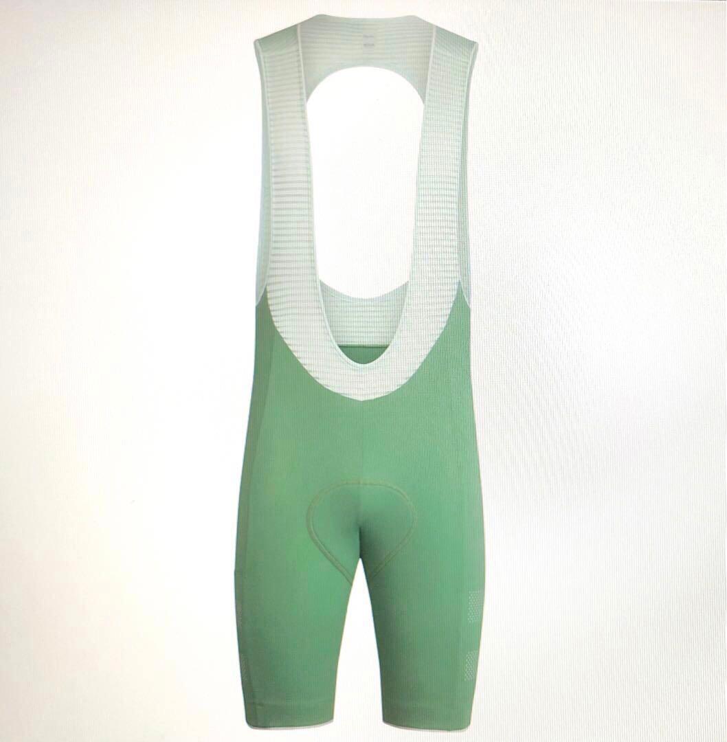 ラファ メンズ ブルベ ビブショーツ・色=ライトグリーン・サイズ=XS