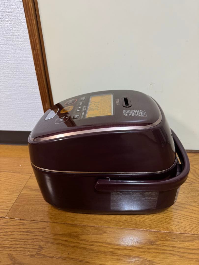 象印 NP-YT10 圧力IH炊飯器 ワインレッド　2017年製