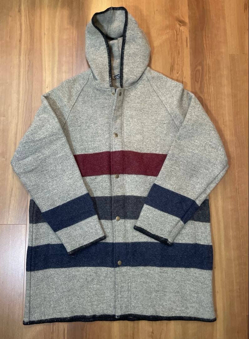 希少 70s USA製 woolrich ウールリッチ vintageコートXL