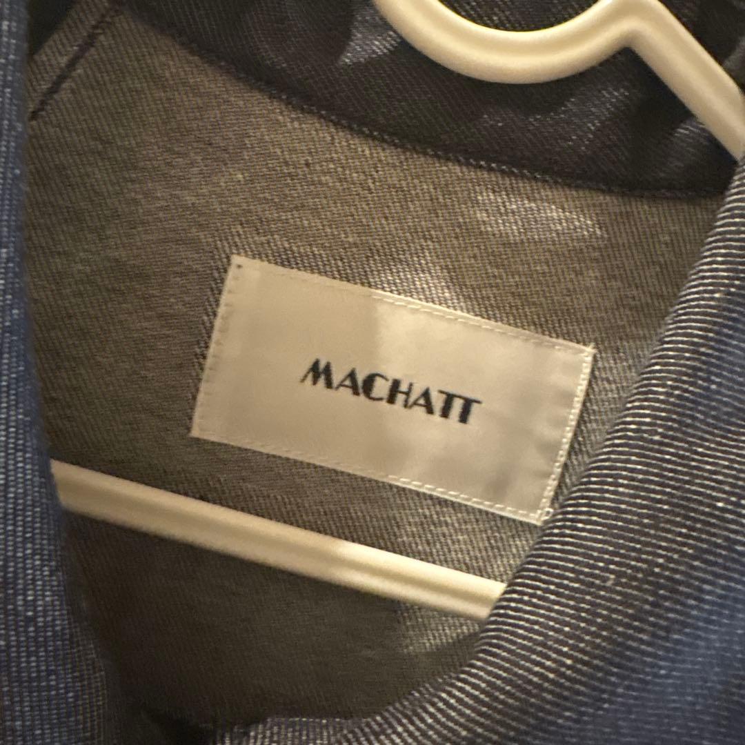 【試着のみ】machatt DENIM FORM JACKET ダークブルー