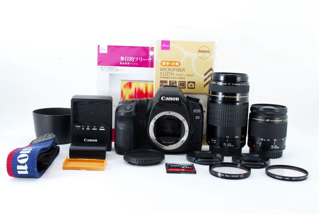デジタル一眼レフカメラCanon EOS ５D mark IIダブルレンズセット