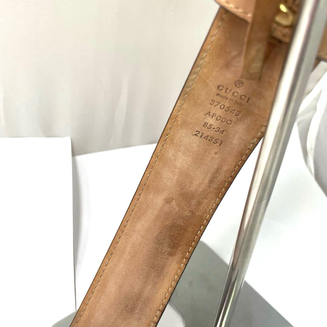 GUCCI グッチ　ベルト　レディース　GG柄