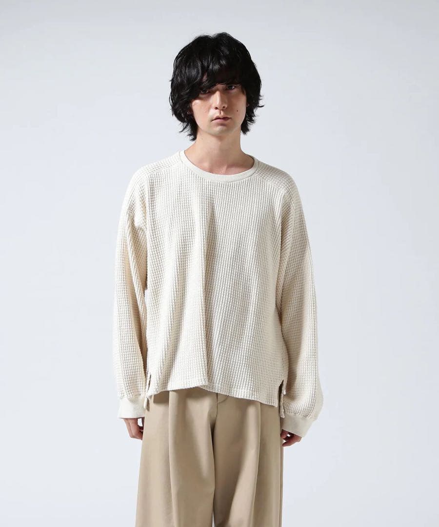 ANCELLM (アンセルム) HEAVY WAFFLE OVER LS