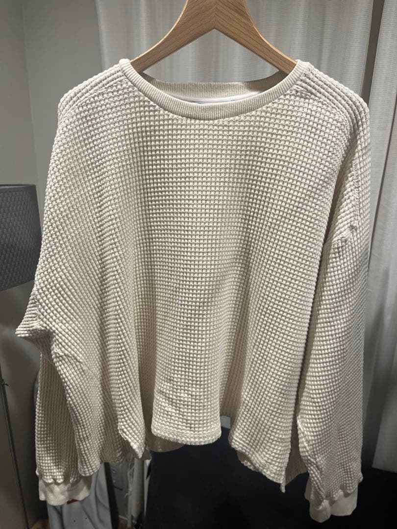 ANCELLM (アンセルム) HEAVY WAFFLE OVER LS