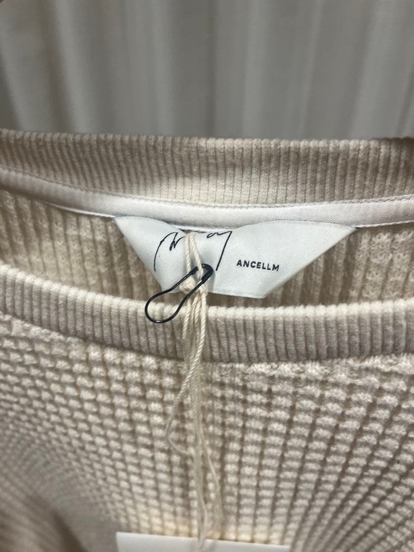 ANCELLM (アンセルム) HEAVY WAFFLE OVER LS