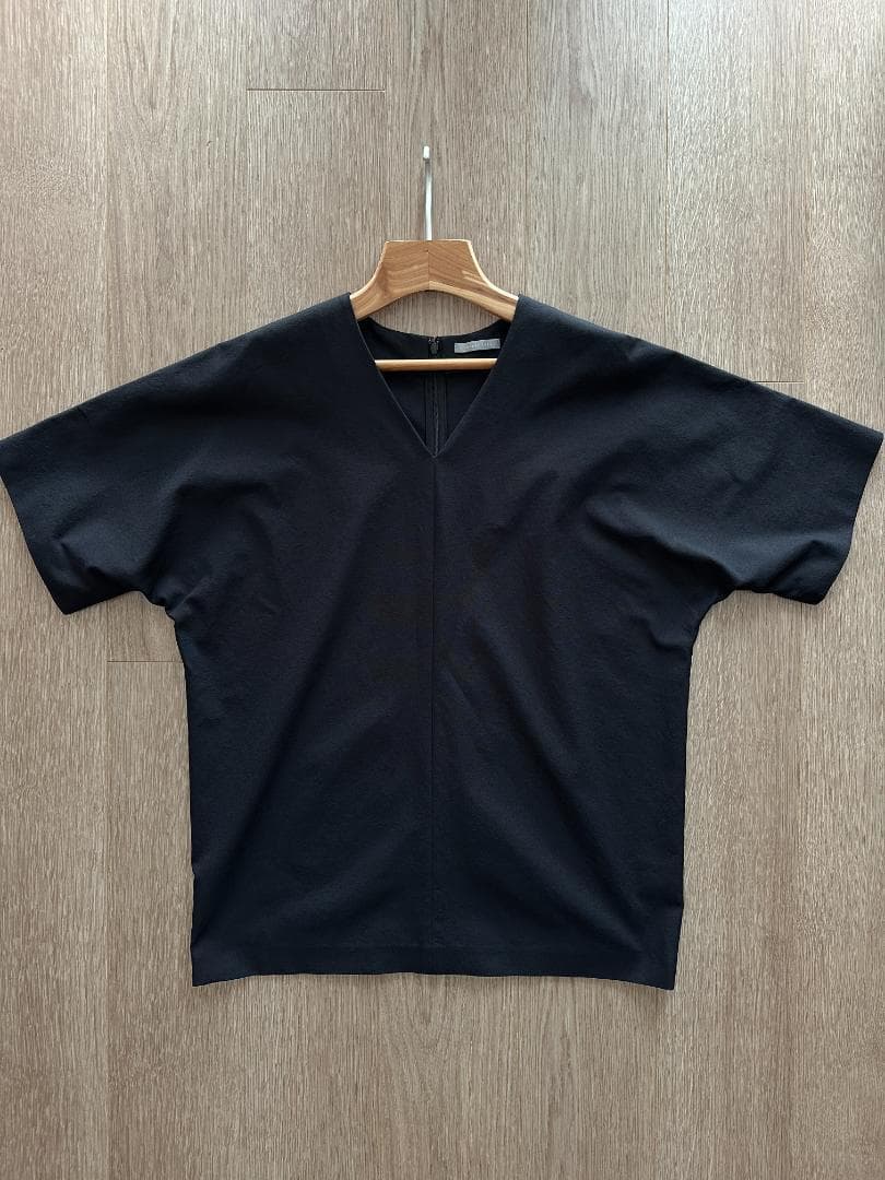 Theory luxe 【洗える】 コットン リネンス トレッチ ブラウス 38