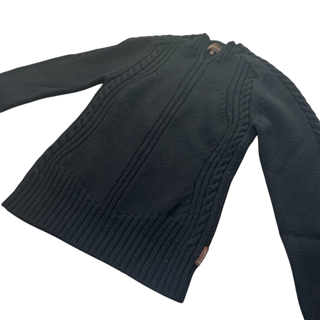 極美品‼︎ ◆MONCLER◆ ニットセーター/黒/モンクレール/Ｓ