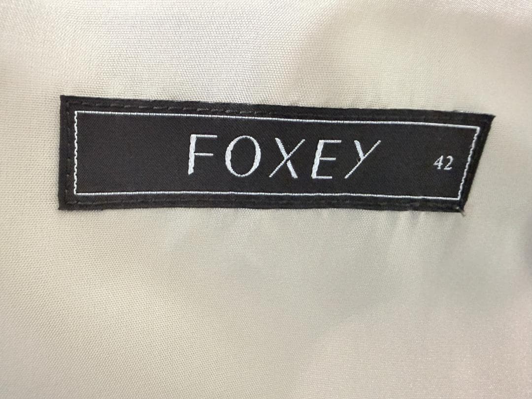 新品同様★FOEXY/フォクシー ワンピース フレンチフラップ F刺繍 希少42