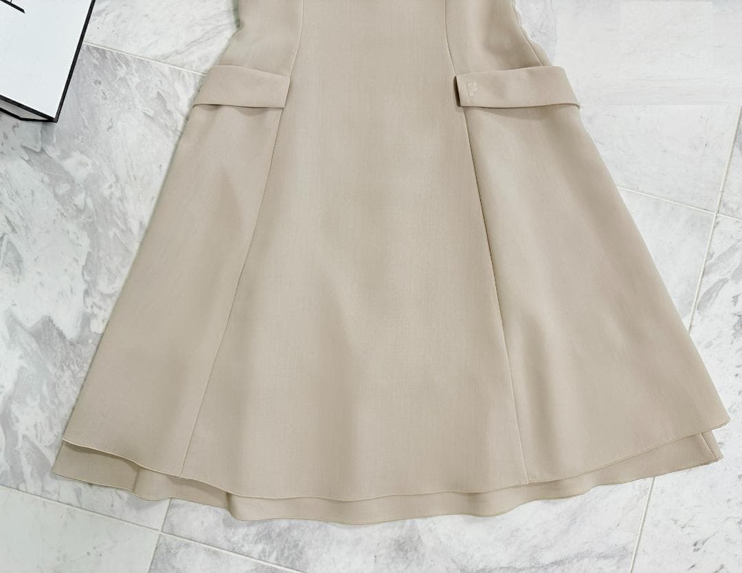 新品同様★FOEXY/フォクシー ワンピース フレンチフラップ F刺繍 希少42