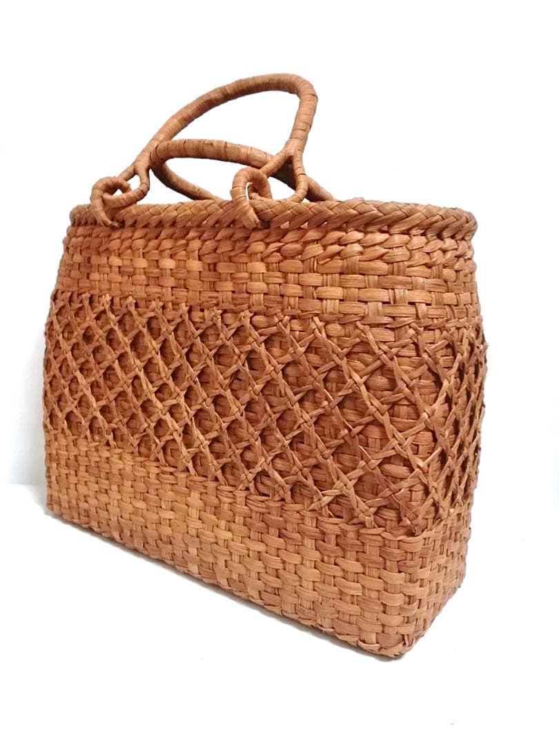 山葡萄バッグ龍網編み