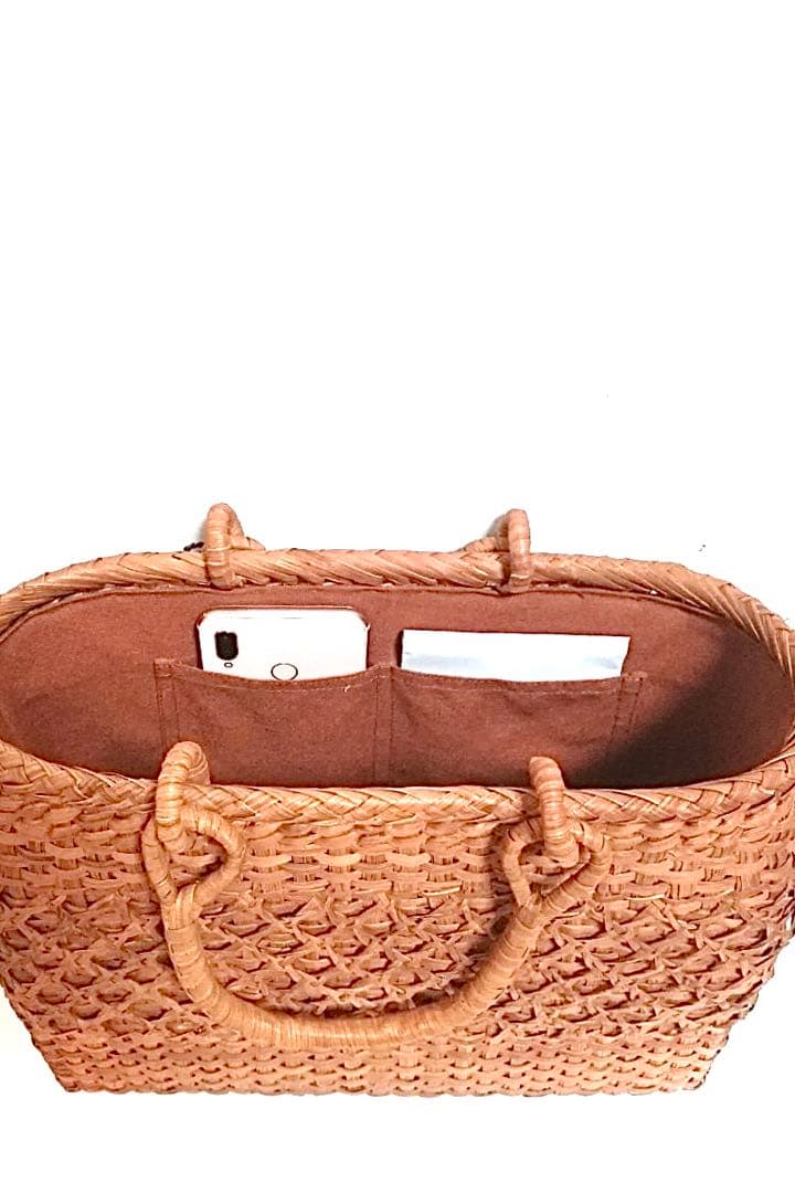 山葡萄バッグ龍網編み