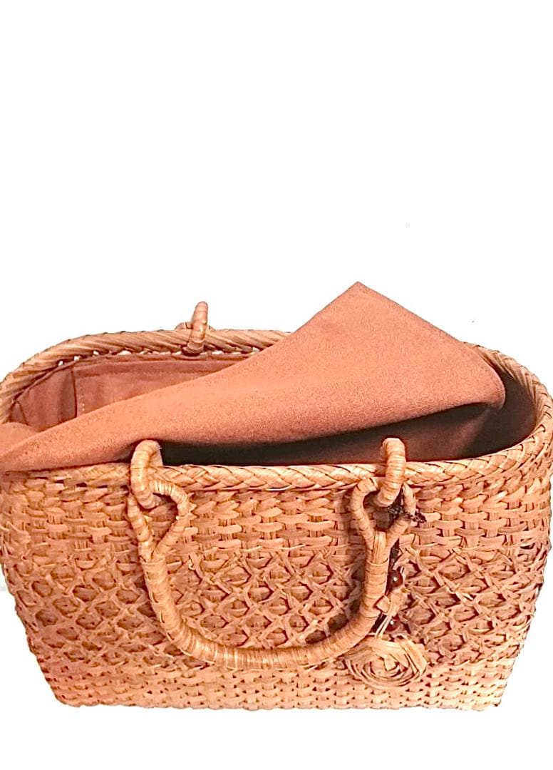 山葡萄バッグ龍網編み