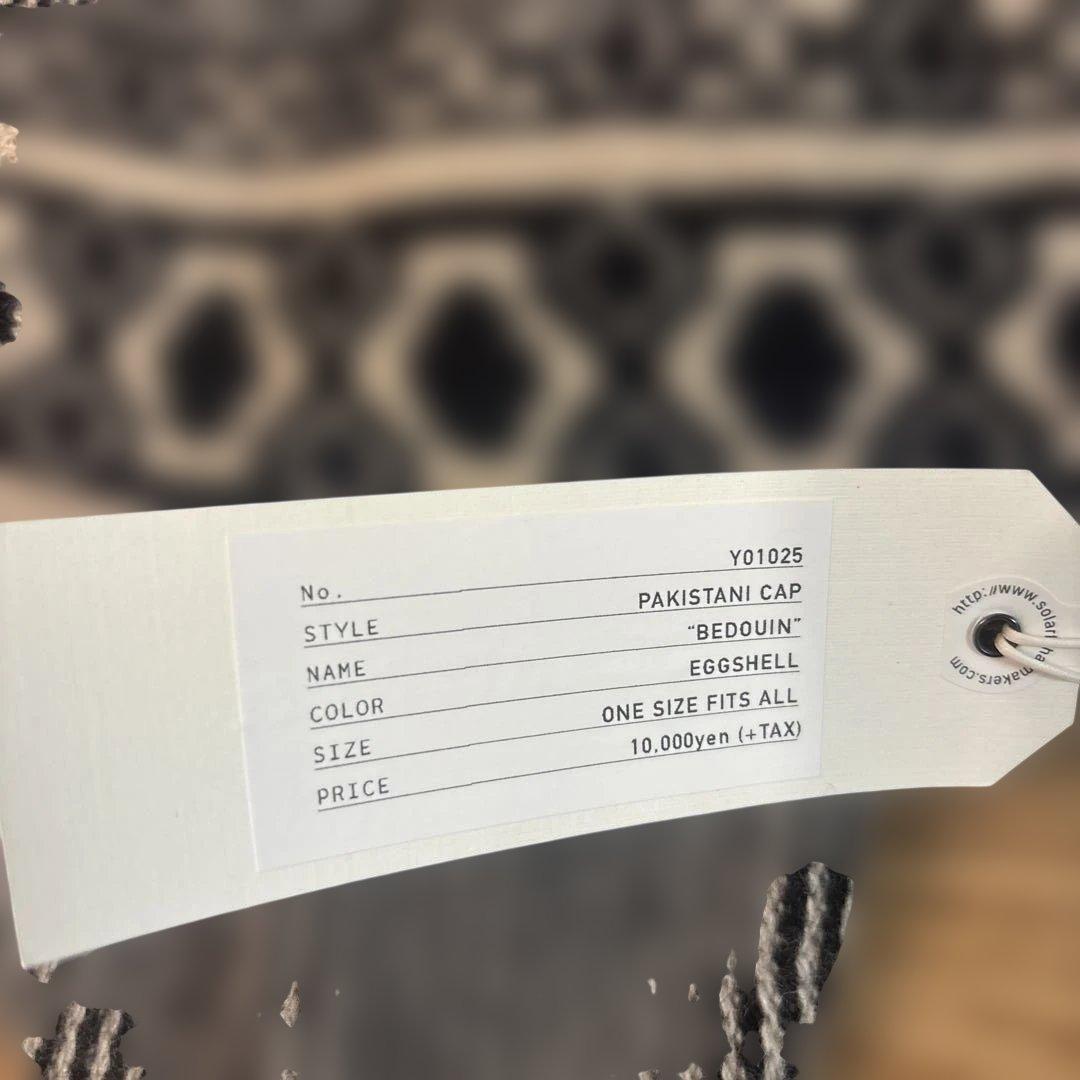 ソラリス　SOLARIS&CO. Pakistani Cap \"BEDOUIN\"