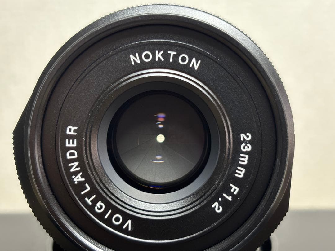 ホクトレンダー NOKTON 23mm F1.2 Xマウント フィルター付き