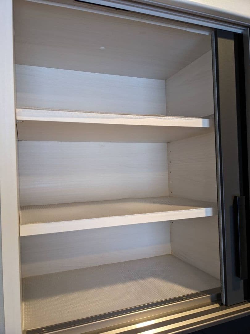 【送料　設置費込み】美品　食器棚　パモウナSY 幅90cm　ホワイト