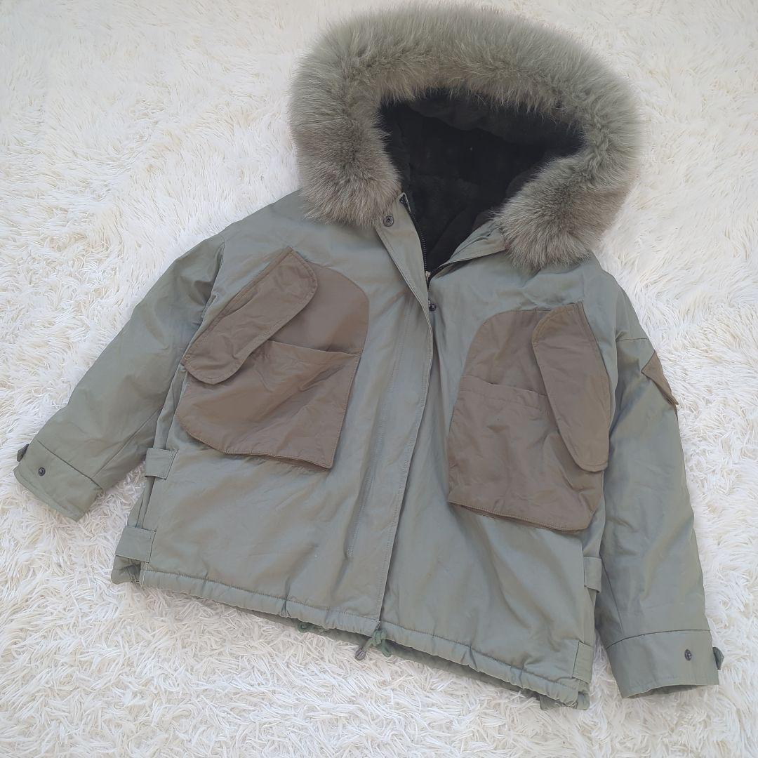 PaulineBleu　ポリーヌブロー ラクーンファーモッズパーカー　ジャケット