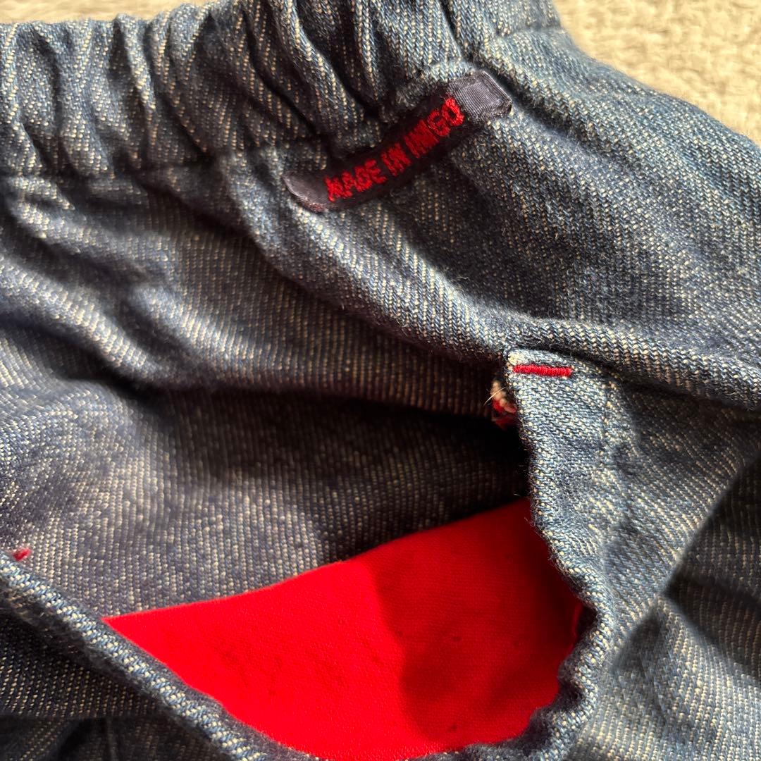 TIGRE BROCANTE コットンパンツ 裏地赤 ナチュラン