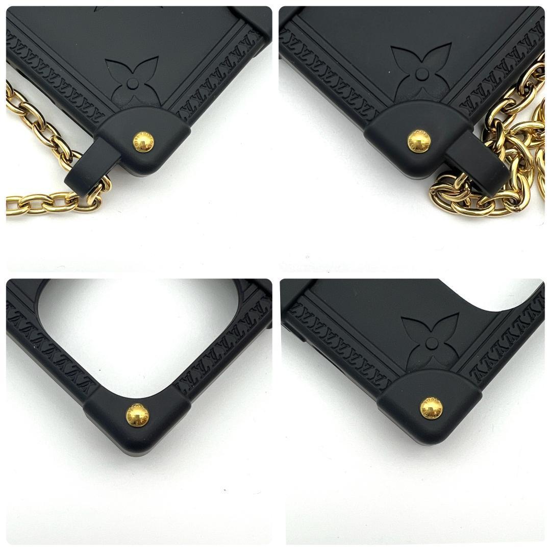 【未使用級】ルイヴィトン モノグラム リトランク iPhone 14 PRO 黒