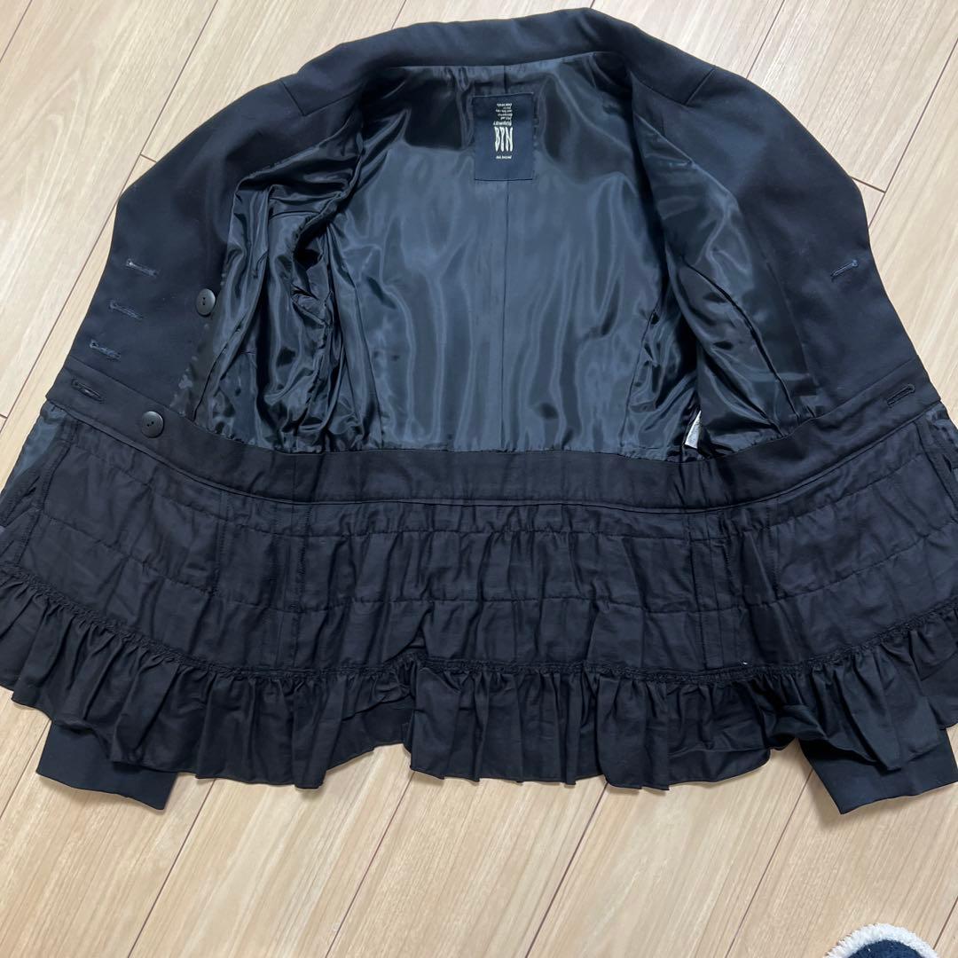 未使用級✨ブラックピースナウ♡BPN♡レア♡フリルジャケット
