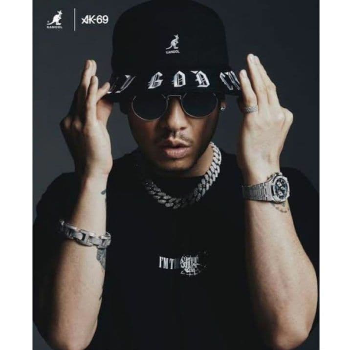 美品 KANGOL×AK69 コラボハット