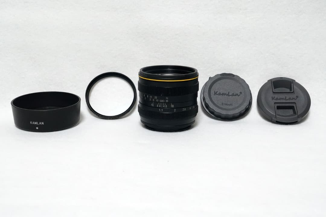美品 Kamlan 50mm f/1.1 レンズ SONY Eマウント